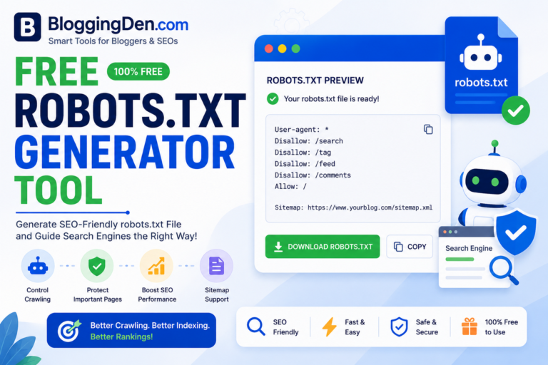 free robots txt generator tool
