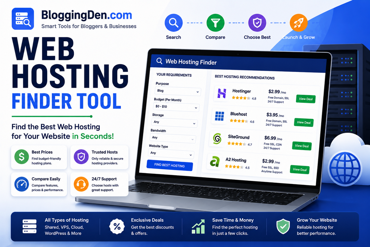 Best Web hosting finder tool