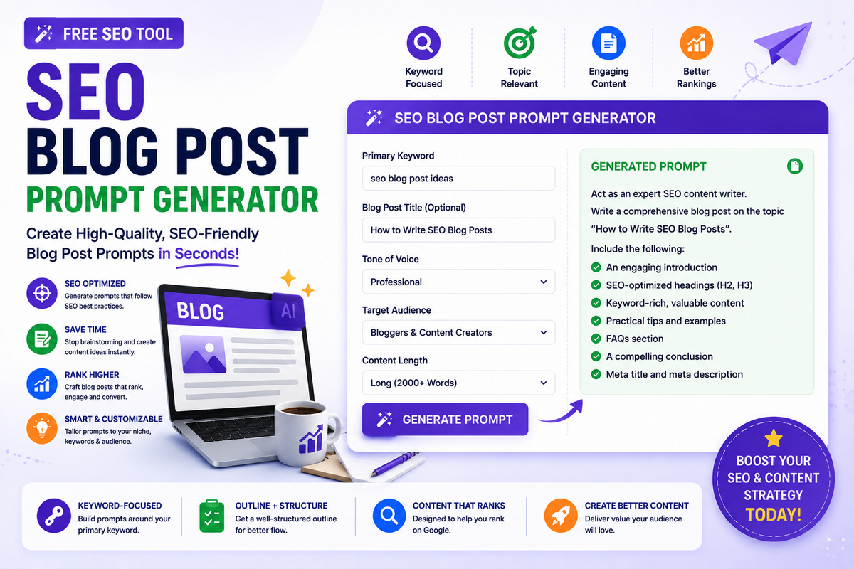 SEO Blog Post Prompt Generator