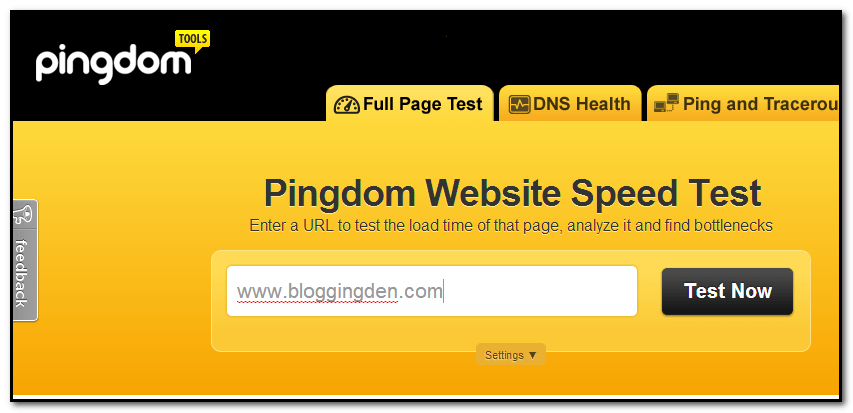 Pingdom services