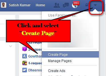 How to create a Facebook business page