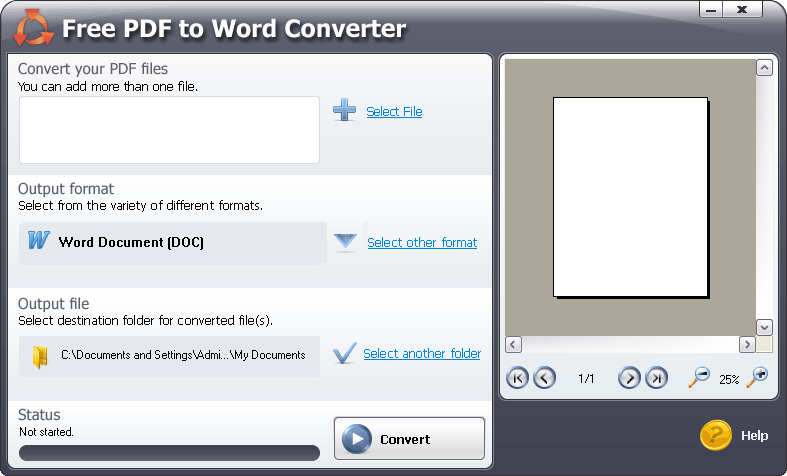 PDF to Word Converter