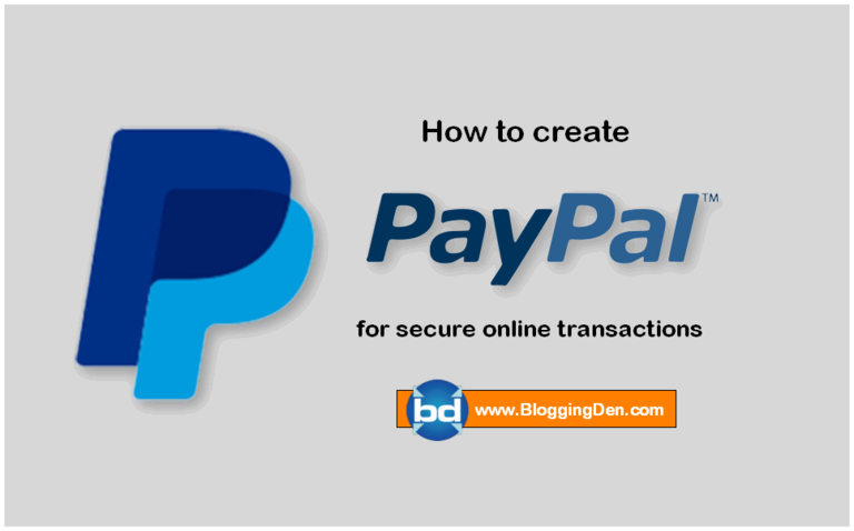 How to set up PayPal account for Secure Online Transactions?