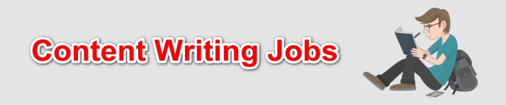 Content writing jobs