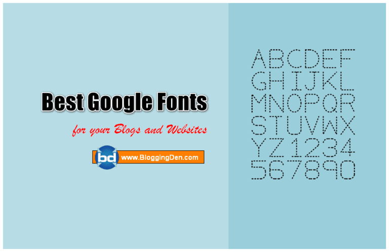 Best Google Fonts for Websites and Blogs (Usage Guide and Tips)