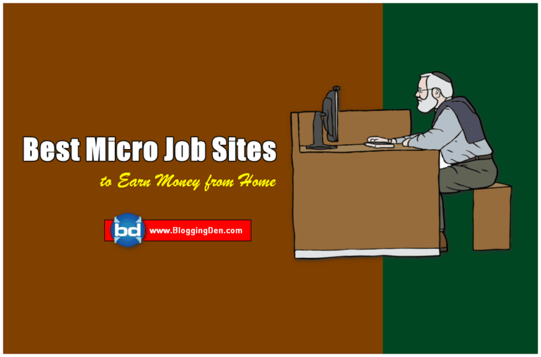 6 Best Places to make money with These Micro Job Sites from Home