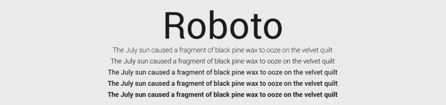 roboto fonts