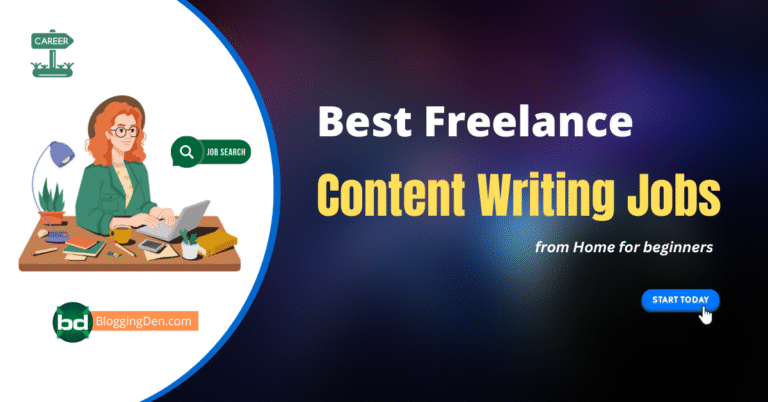 Best Freelance Content Writing Jobs from Home for beginners