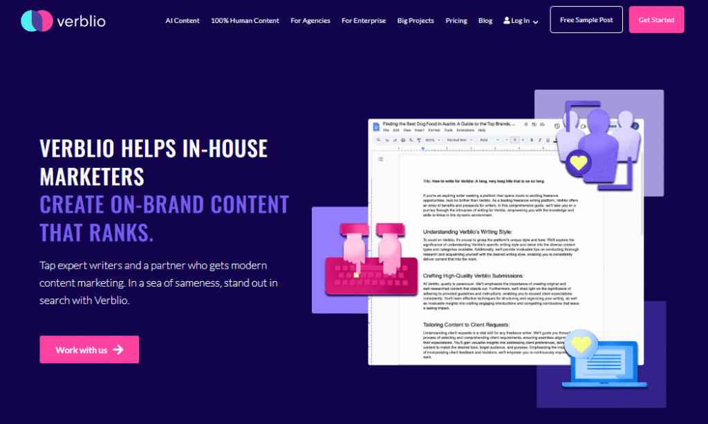 Blog And Content Writing Services | Professional Web Content | Verblio