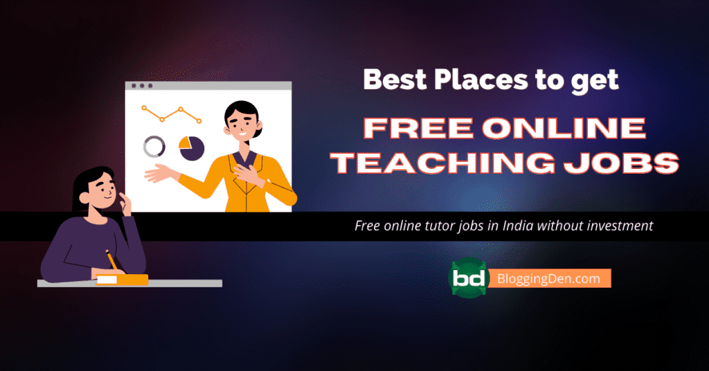 Best places for free online teaching jobs