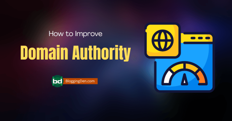 How to Improve Domain Authority