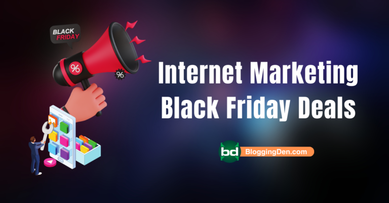 Internet Marketing Black Friday deals