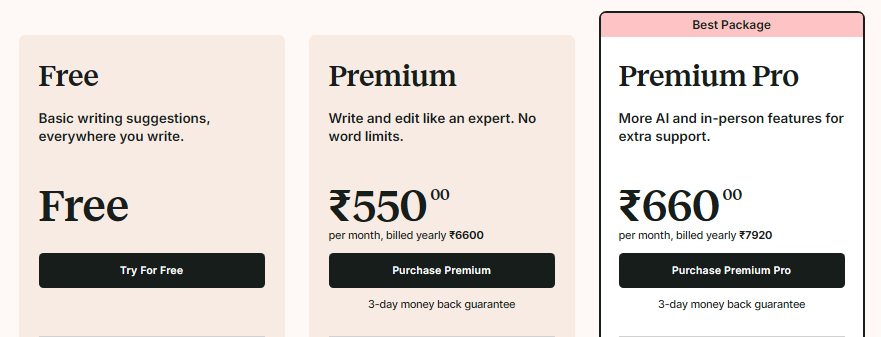 prowritingaid pricing 2026