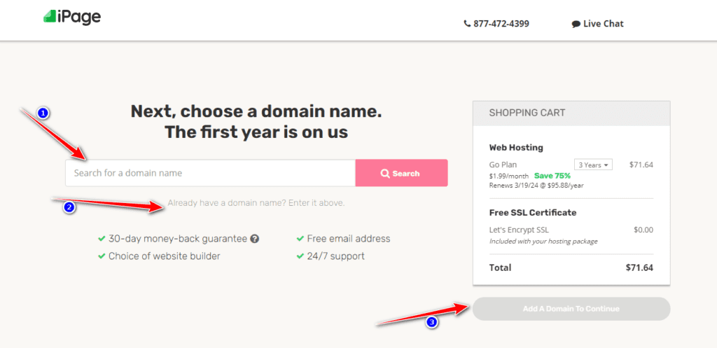 choose domain name
