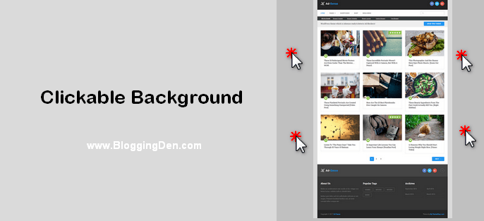 clickable theme background