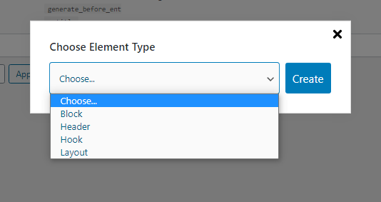 Elements module in generatepress premium theme