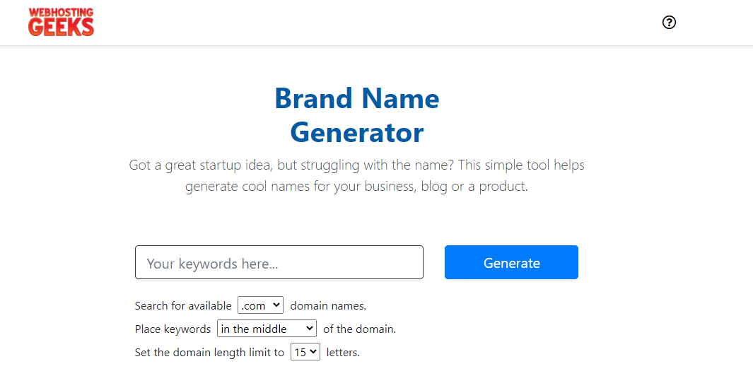 brand name generator