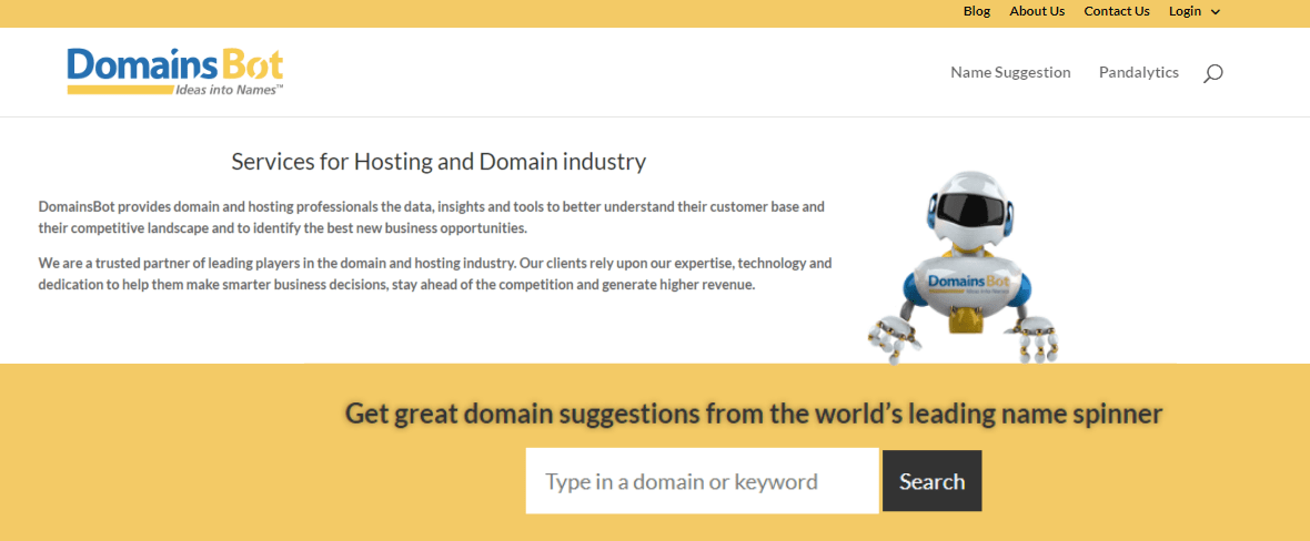domainsbot - ideas into names