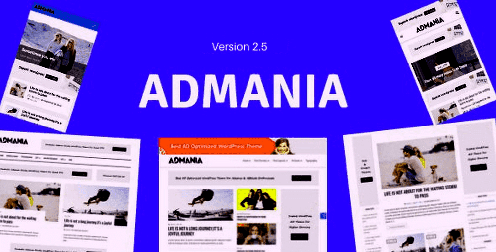 Admania – Adsense WordPress Theme With Gutenberg Compatibility