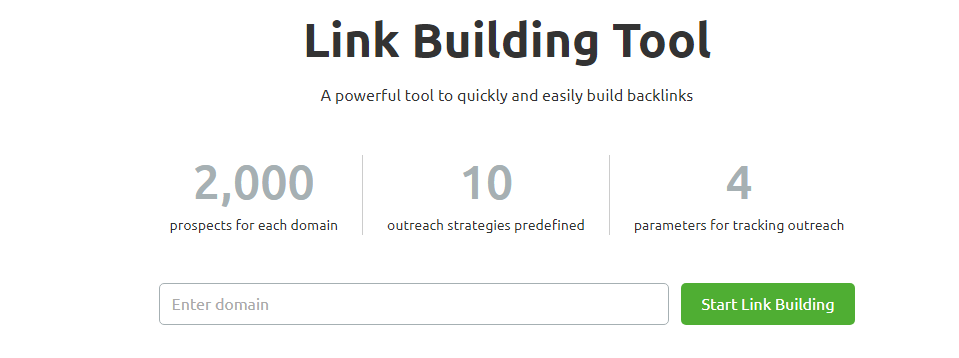 link building tool