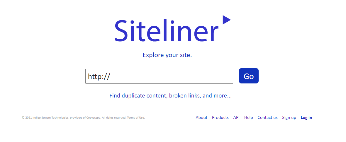 siteliner tool