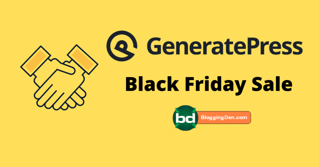 generatepress black friday sale 2021