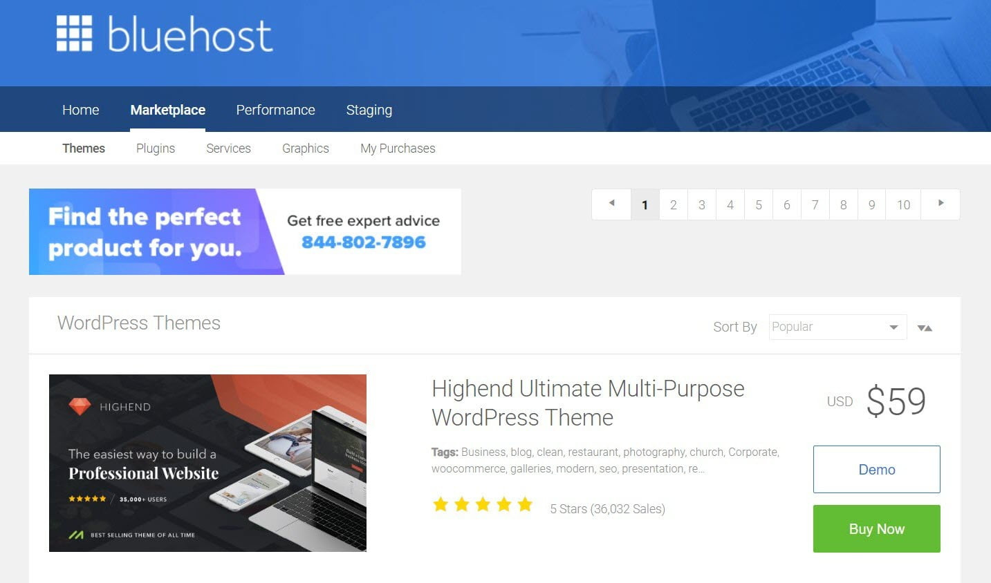 Bluehost Themes