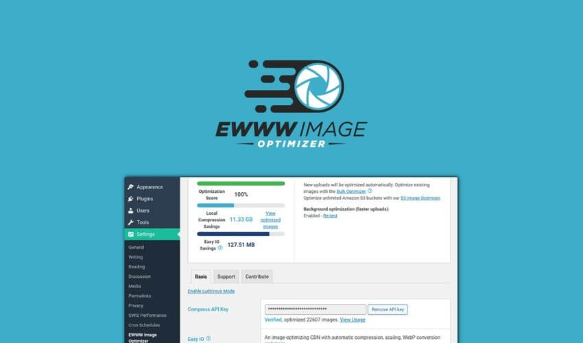 EWWW image optimizer lifetime deal