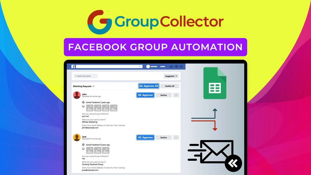 Group collector - Facebook group automation