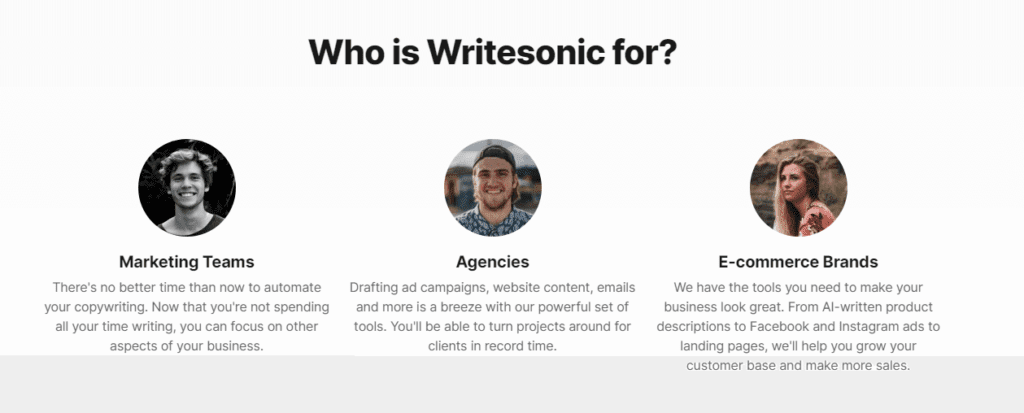 who is writesonic for