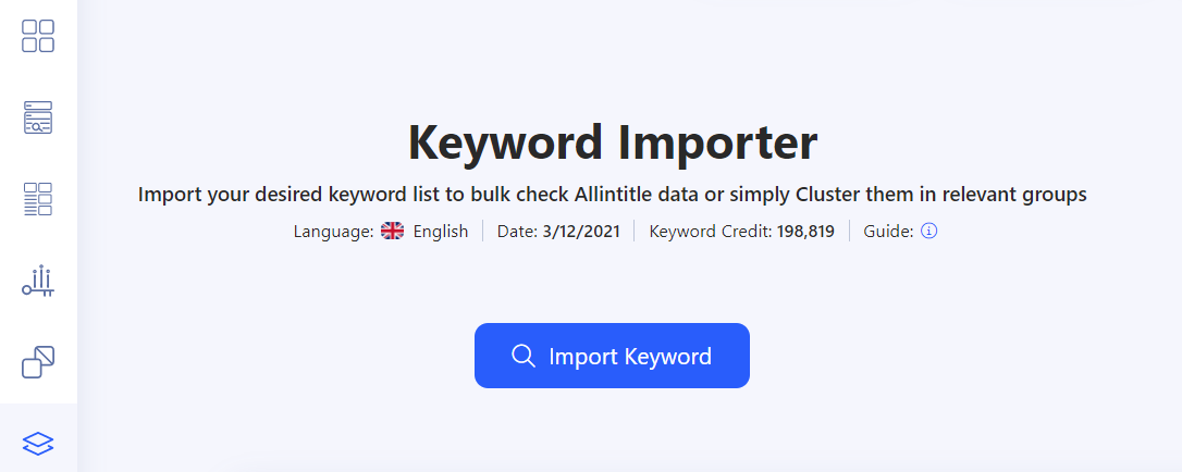 Keyword Importer from WriterZen