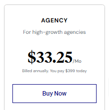 Elementor plugin Agency Plan