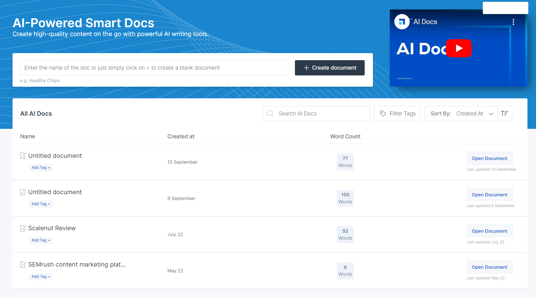 ai-powered smart docs