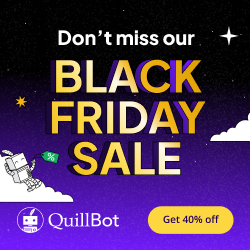 Quillbot black friday deal banner