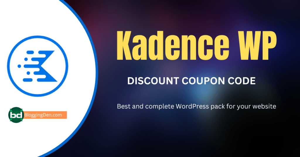 Kadence WP discount coupon code