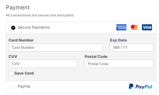 Add Payment Information To Buy Kadence