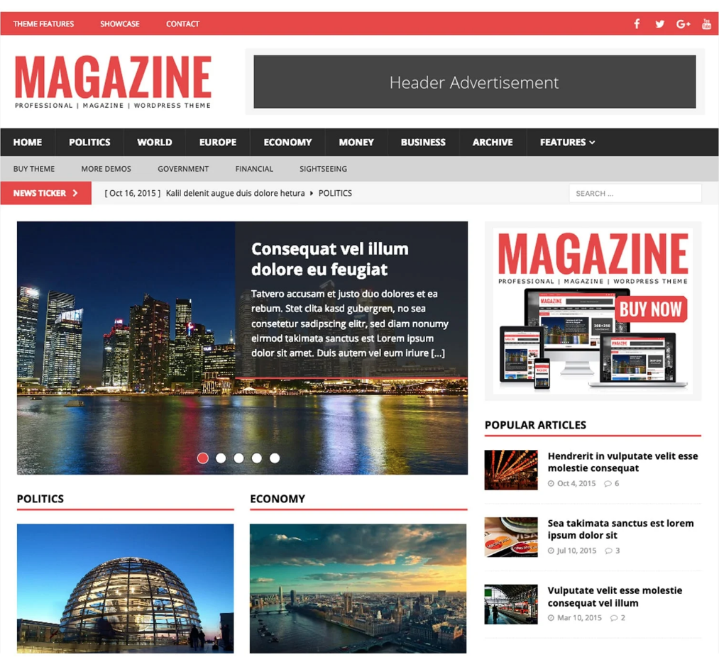 MH magazine wordpress theme