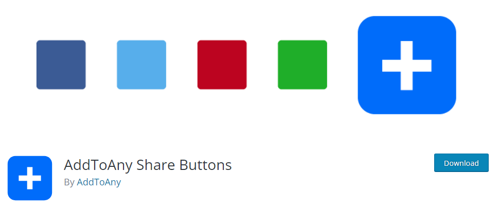 addtoany share buttons plugin for wordpress