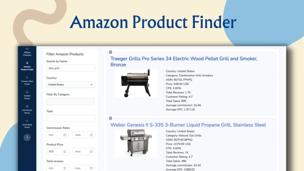 amazon product finder