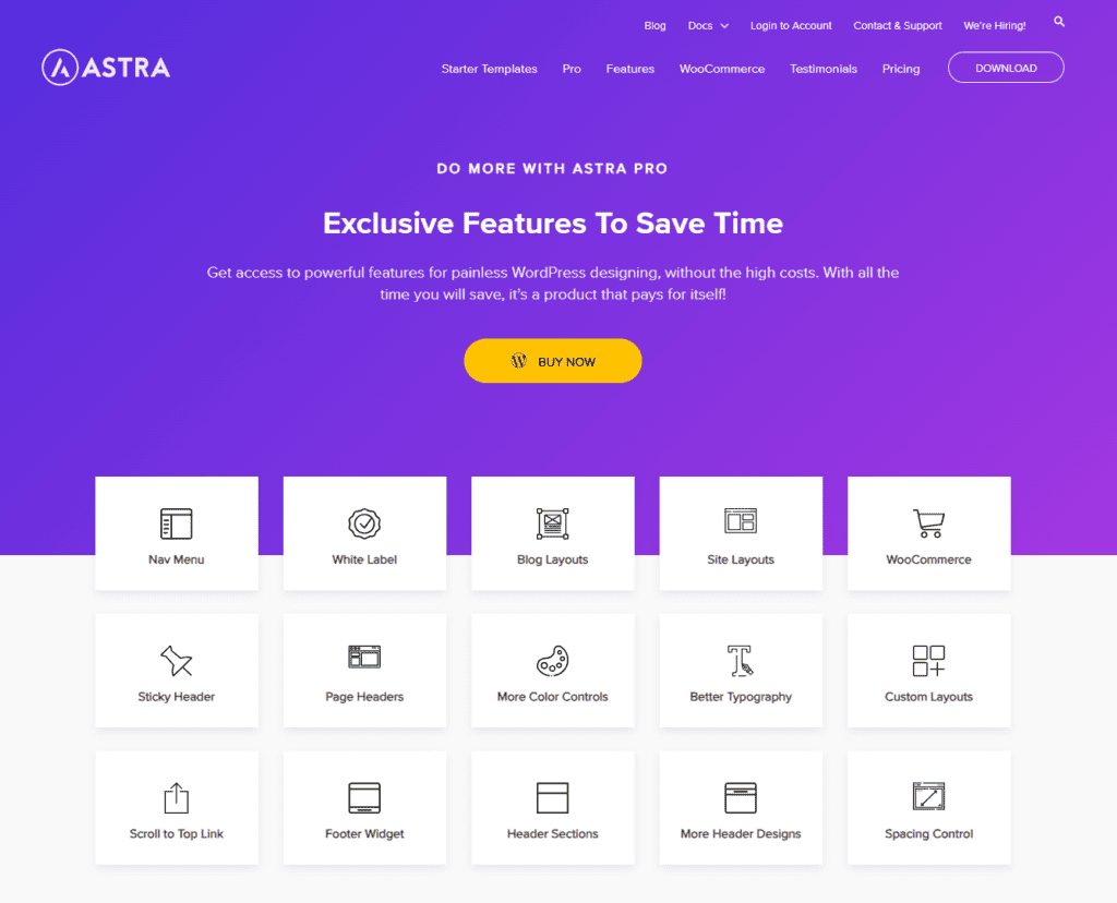 astra exclusive features
