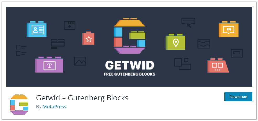 getwid gutenberg blocks plugin