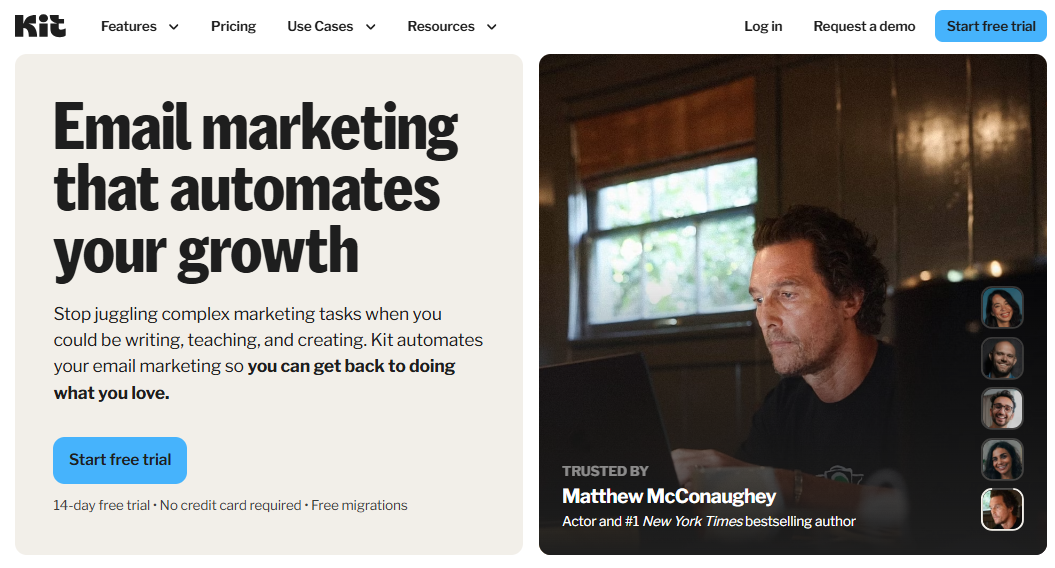 Kit Email Marketing Tool