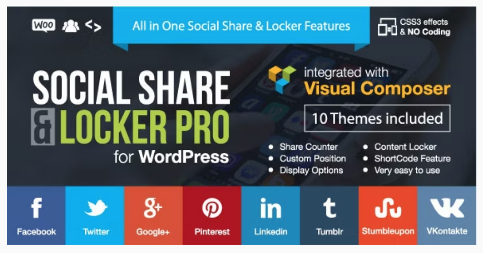 Social Share & Locker Pro plugin for wordpress