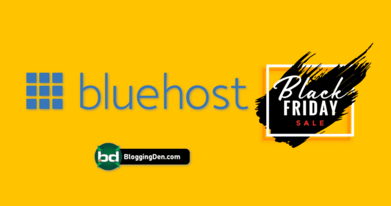 Bluehost Black Friday Deal and Cyber Monday Sale 2024 (up to 75% Off)