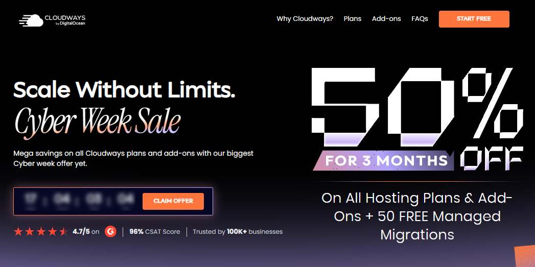 cloudways black friday deal