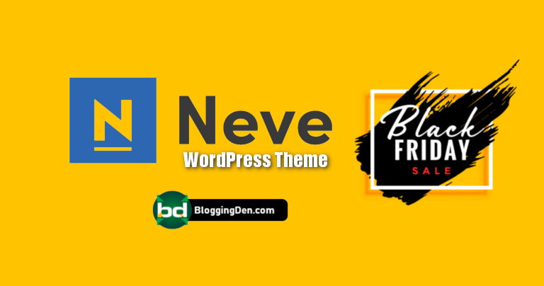 Neve Theme Black Friday Deals – Up to 65% Off!