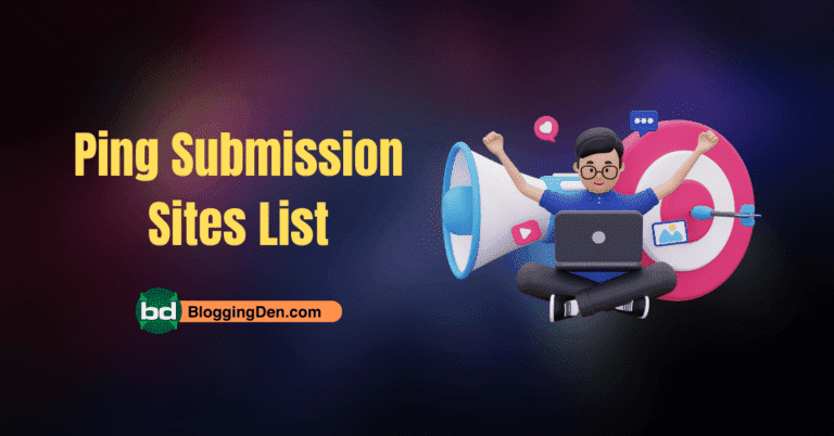 Ping Submission Sites List