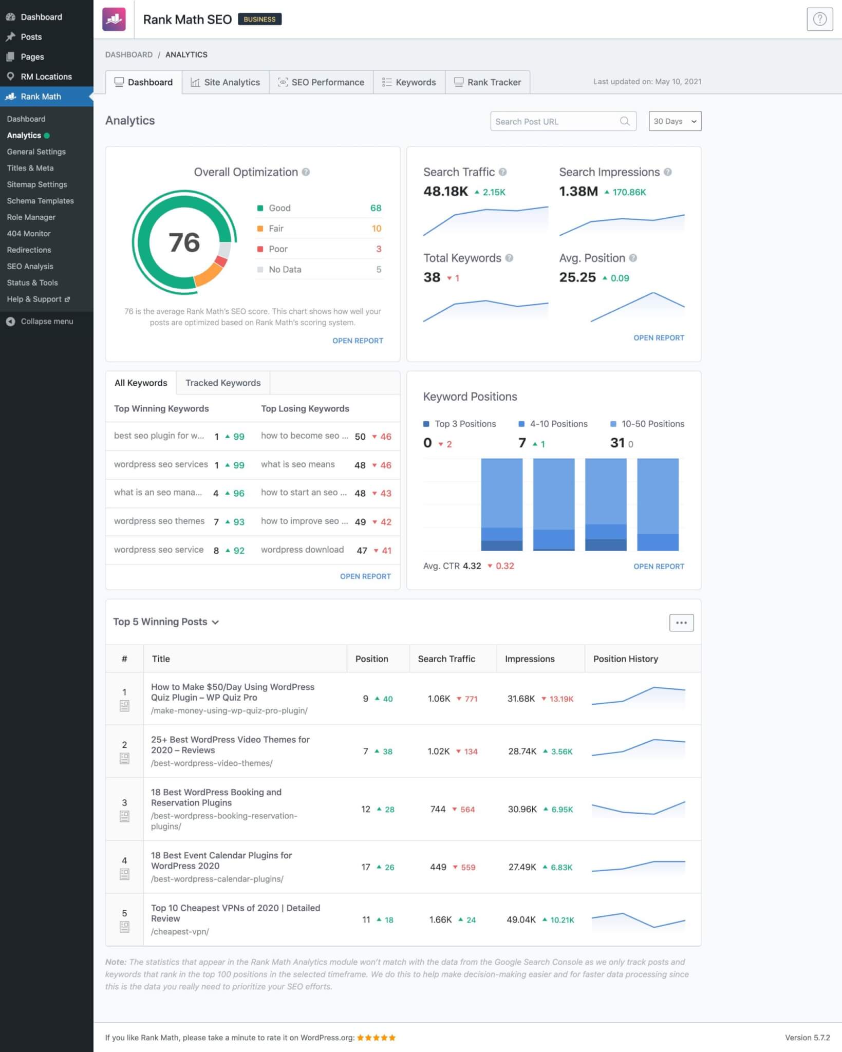 Rank Math WordPress SEO plugin and its Settings for Your Blog SEO 15 Rank-Math-Search-Console-Full