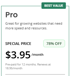 greengeeks Pro Plan