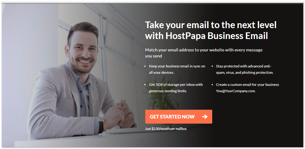 hostpapa email hosting